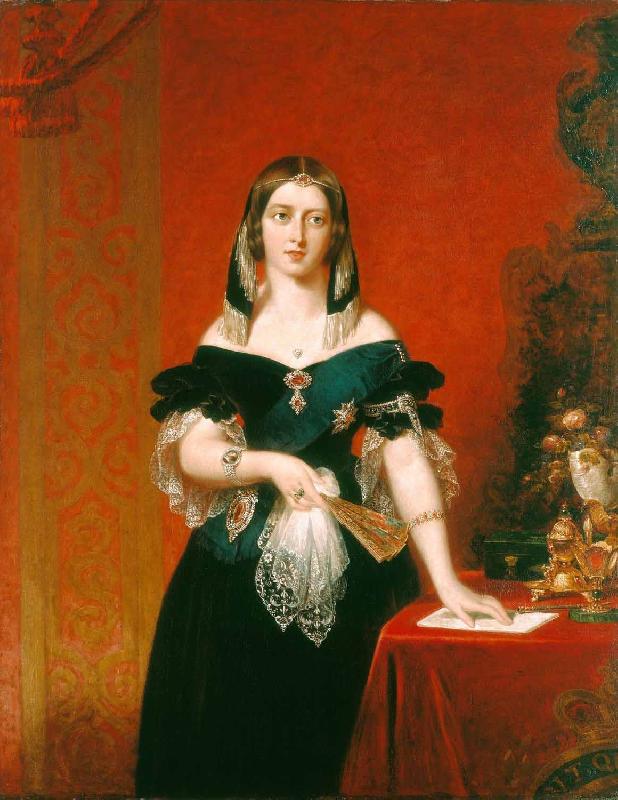 Portrait of Queen Victoria, Paul, John